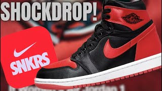 LIVE COP : SNKRS SHOCKDROP AIR JORDAN 1 HIGH 'SATIN BRED' \u0026 ALL RELEASE + STOCK NUMBERS!