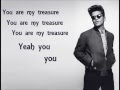 Treasure  Bruno Mars Lyric Video)
