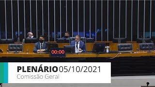 Plenário - Comissão Geral - Agravamento da fome no Brasil - 05/10/2021