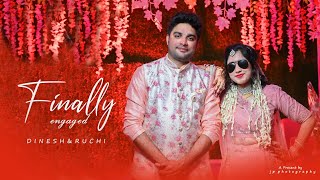 Best Engagement Ceremony Highlights|| Dinesh \u0026 Ruchi || 2022 ( A Video by_ Jp Photography ) BIJEPUR