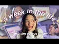 a week in the life of an online college student 💻 🎧 (study vlog)