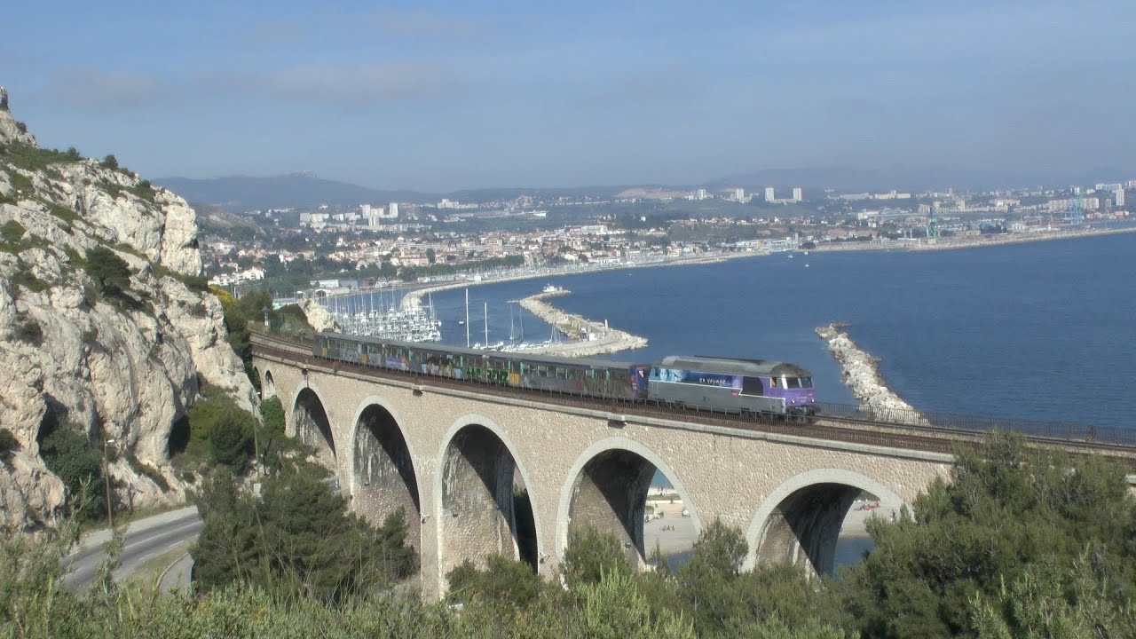 Ligne De La Côte Bleue - TER Verkehr Marseille - Miramas - YouTube