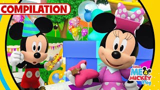 Happy Birthday Mickey and Minnie! 🎂| Me & Mickey | Vlog Compilation | @disneyjunior