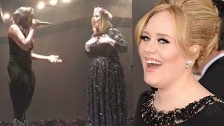 Adele Shocked By Fan's Incredible Voice at LA Show -- See the Clip!