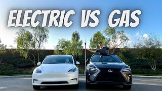 Gas vs Electric Car on a ROADTRIP (Which is cheaper and faster?)