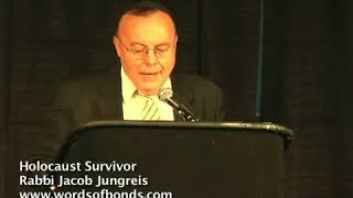 Words Of Bonds Ceremony At Madison Square Garden  Honoree Rabbi Jacob Jungreis