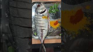 😋சுவையான கடல் பாறை மீன் வறுவல் | giant trevally | fish fry | fish cooking | grilledfish #shorts மீன்