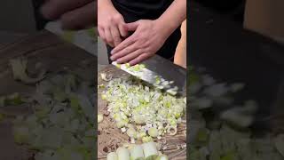 Amazing White Leek Cutting Skills #cuttingtricks #vegetables