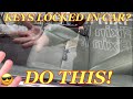 HOW TO OPEN a TOYOTA Without a Key.  FAST! - Do this if you get LOCKED OUT of your Toyota.