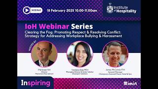 IoH Webinar - Promoting Respect & Resolving Conflict Strategy