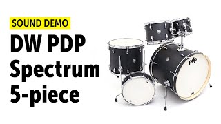 DW PDP | Spectrum Standard Kit | 5-piece | Sound Demo