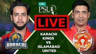HBL PSL LIVE 2020|Islamabad united vs Karachi kings live match 2020