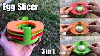 3 In 1 Egg Slicer Gadet