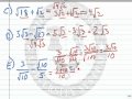 Add Subtract Expressions Involving Numeric Radicals