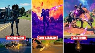 All NEW Bosses & Mythic Weapons Locations Guide - Fortnite Chapter 2 Season 8 (Update v18.21)