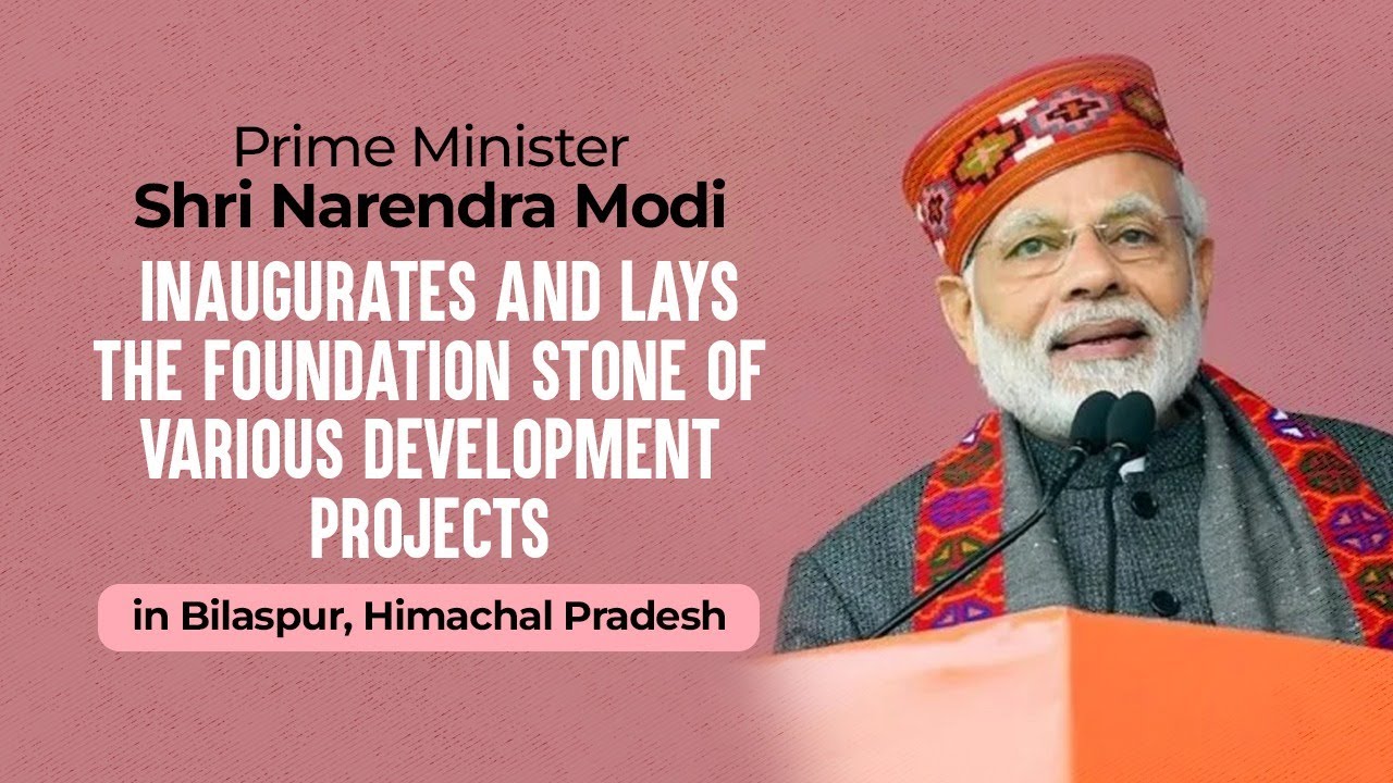 PM Modi Inaugurates And Lays The Foundation Stone Of Various ...