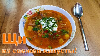 Суп Щи из свежей капусты. Скороварка.  Домашний вкусный рецепт!