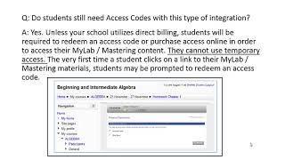 Moodle Custom Integration w/ MyLab \u0026 Mastering Instructor Overview