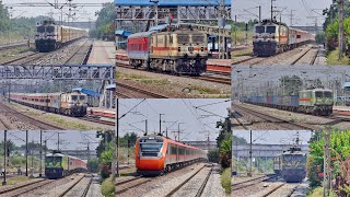 10 in 1 High speed trains Compilation at Ghatkesar Part 1