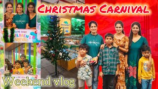 Christmas Carnival at Creative Square. weekend vlog. Best play area in hyderabad. Christmas decor.