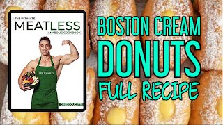 Healthy Boston Cream Protein Donuts - CORRECTED INGREDIENTS IN DESCRIPTION