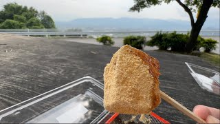 山梨の絶品わらび餅を食べる「山の湯宿はまやらわ 塩山店」