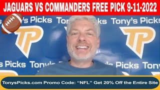 Jacksonville Jaguars vs Washington Commanders 9/11/2022 FREE NFL Picks and Predictions on NFL