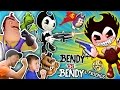 BENDY & THE INK MACHINE vs. HELLO NEIGHBOR, FGTEEV, AMAZING FROG, TATTLETAIL & FNAF Garry's Mod