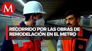 Avanzan los trabajos de remodelación en la Línea 1 del STC Metro