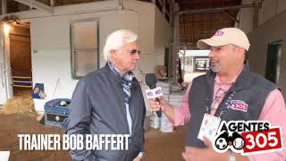 Bob Baffert y Medina Spirit en el #KentuckyDerby 2021