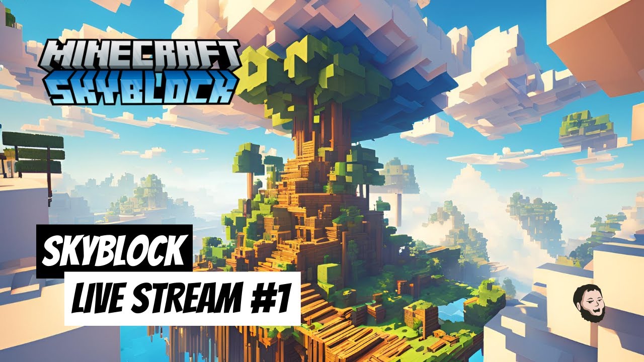 Minecraft Skyblock Getting Started Live Stream 1 Youtube