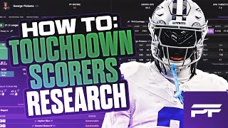 Propfinder Tutorial: NFL Touchdown Research