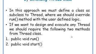Thread & ways to define a thread in JAVA|| JAVA in Telugu Lecture-70