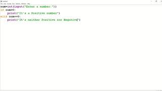 Python Program to verify if a number is Positive, Negative or Zero | Python Tutorials |