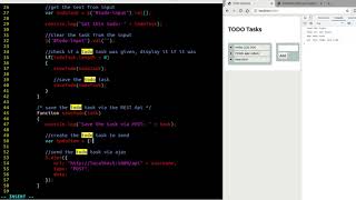 JQuery Ajax POST request, todo list example part 2