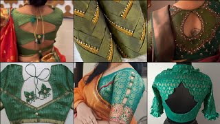 💚💃green colour blouse designs 2025/green blouse design/blouse designs new model/blouse design#baju