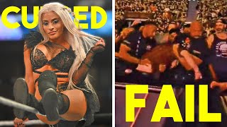 WWE King/Queen Tourney Is CURSED...UFC vs WWE...Fan Jumps Rail Instant Regret...