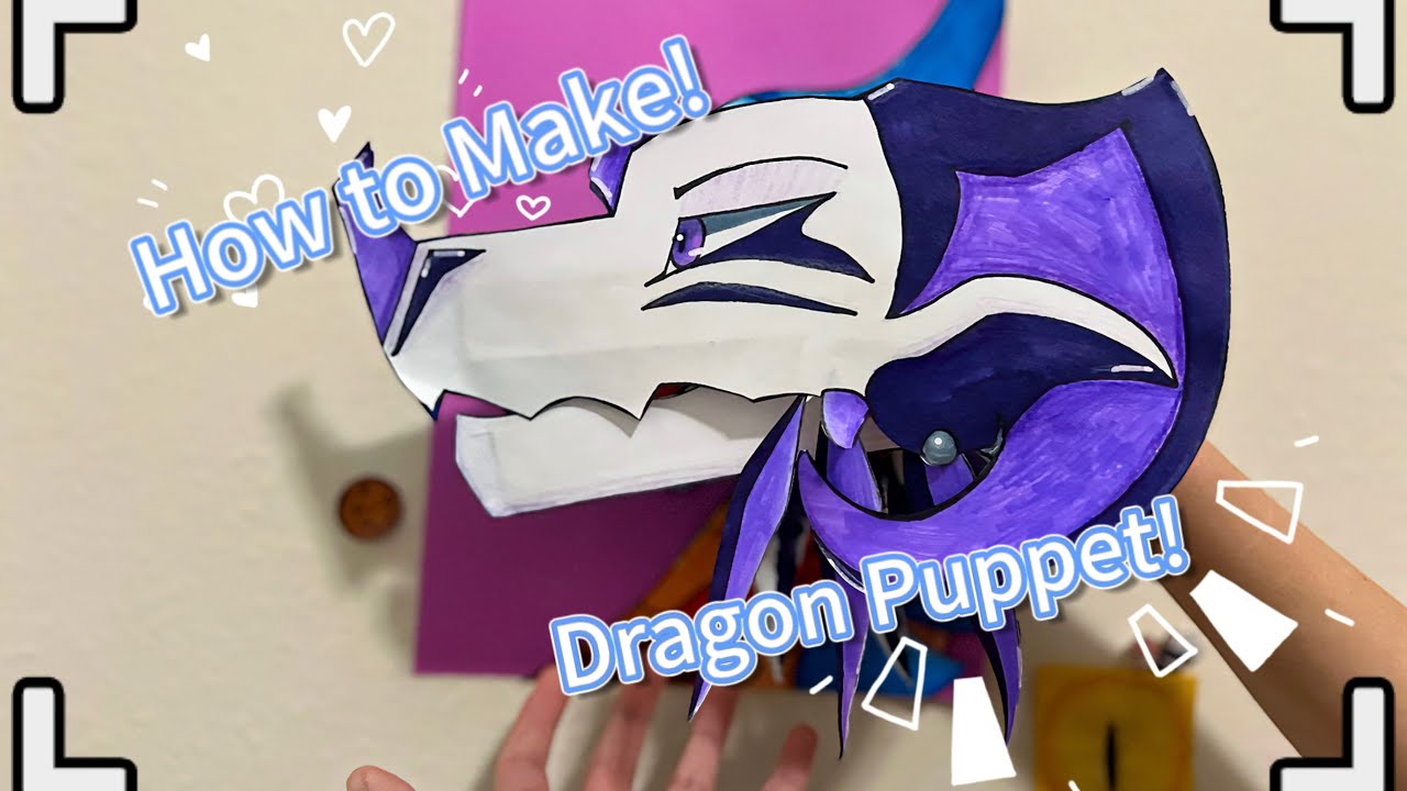 How To Make Paper Dragon Puppet Youtube