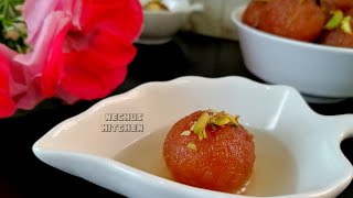 Bread Gulab jamun Recipe|Perfect Gulab Jamun Recipe|ബ്രെഡ് ഗുലാബ് ജാമുൻ|Nechus Kitchen