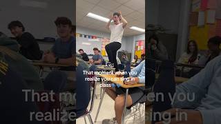 Kid realized he could sing in class 🎤 (@andrewamarando) #memesdaily #highschool #laughoutloud