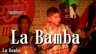 クールス 秀光さんのドラムで 沖縄の少年が「La Bamba」を歌う！ラ・バンバ