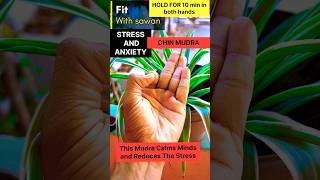 Mudra For Stress And Anxiety #ytshorts #viralvideo #yoga #healthy