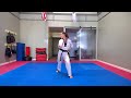 poomsae basic number 1 white belt