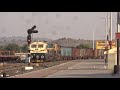 diesel heaven of indian railways heavy weights captured in scr mudkhed junction