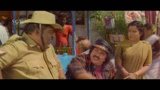 Doddanna Arrests Ravichandran & Tennis Krishna Comedy Scene | Umashree | Cheluva Kannada Movie