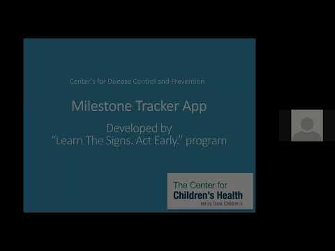 The CDC Milestone Tracker: A Demonstration for Caregivers