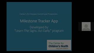 The CDC’s Milestone Tracker: A Demonstration for Caregivers