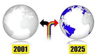 Marriage Equality Mapped Each Year From 2001 to 2025!