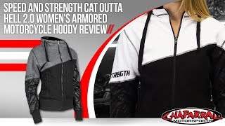 Speed And Strength Cat Outta Hell 2.0 Womens Motorcycle Armored Hoody Video Review at ChapMoto.com