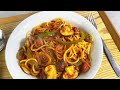 how to cook spaghetti napolitan japanese style pasta 〜ナポリタン〜 easy japanese home cooking recipe